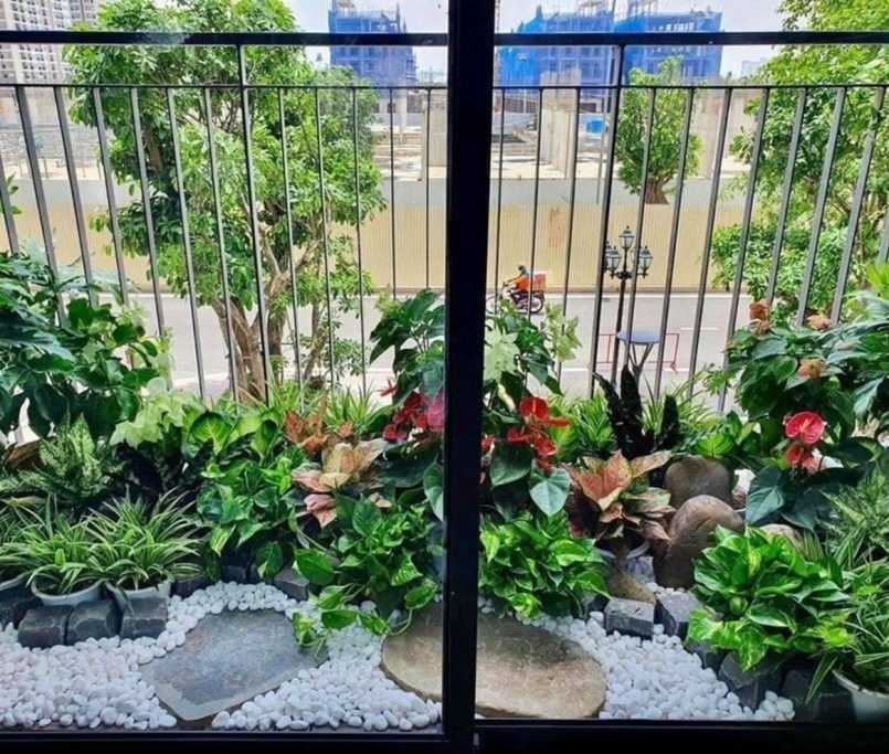 06 mẫu thiết kế tiểu cảnh ban công đẹp 0