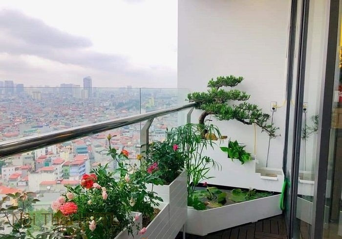 06 mẫu thiết kế tiểu cảnh ban công đẹp 3