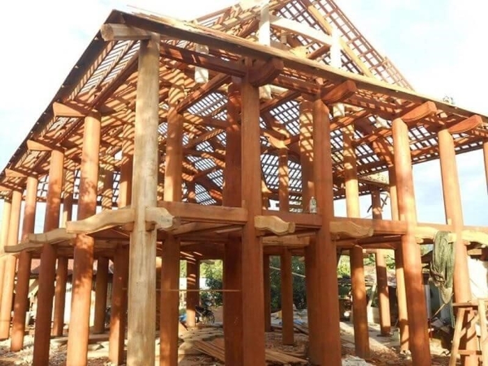 quy trình thi công nhà gỗ phục dựng 3