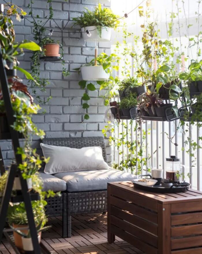 thiết kế tiểu cảnh ban công chi phí thấp 5