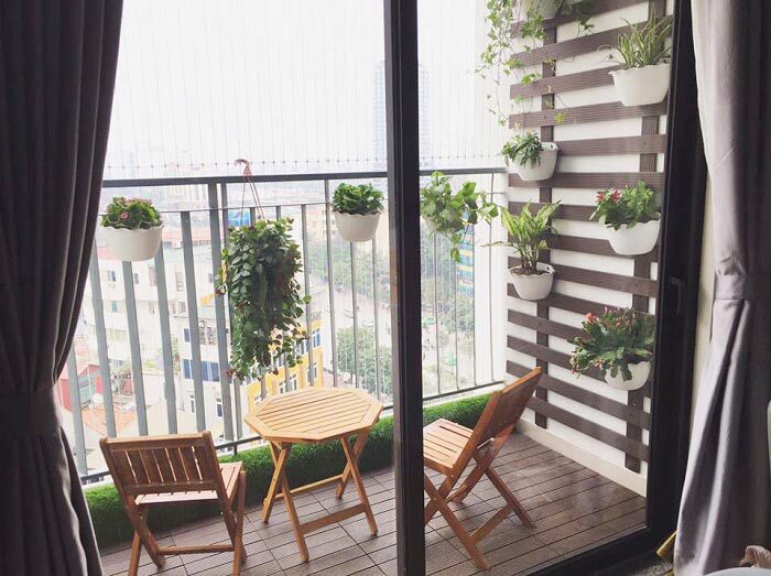 thiết kế tiểu cảnh ban công diện tích nhỏ 2
