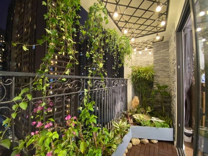 thiết kế tiểu cảnh ban công diện tích nhỏ 5